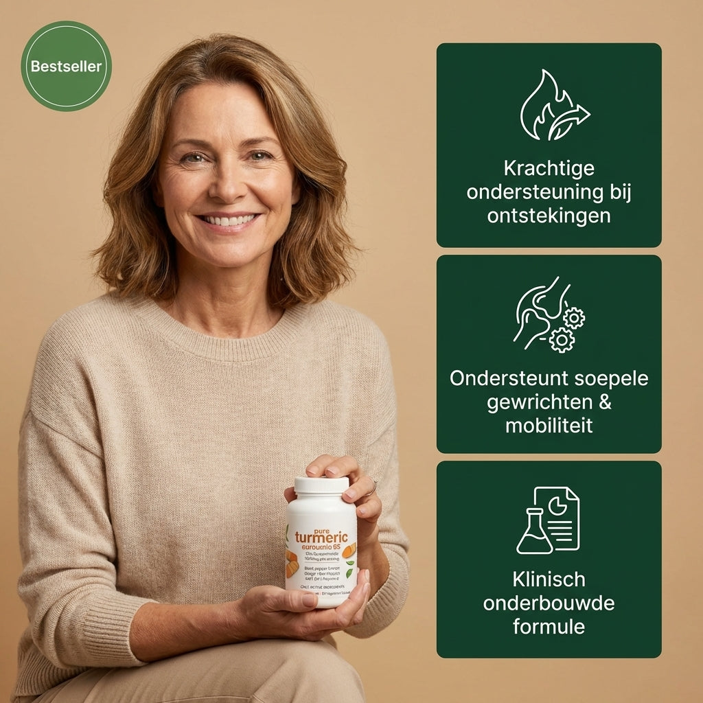 Kurkuma+ Joint Shield 95% curcuminoïden met MCT-olie & piperine